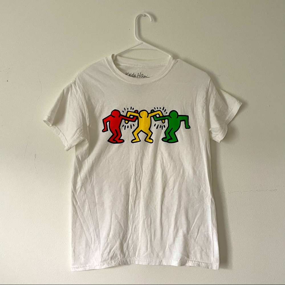 keith haring graphic tee 👐🏻